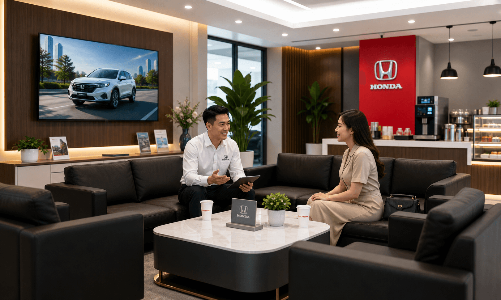 Khu vực chờ Honda Lounge