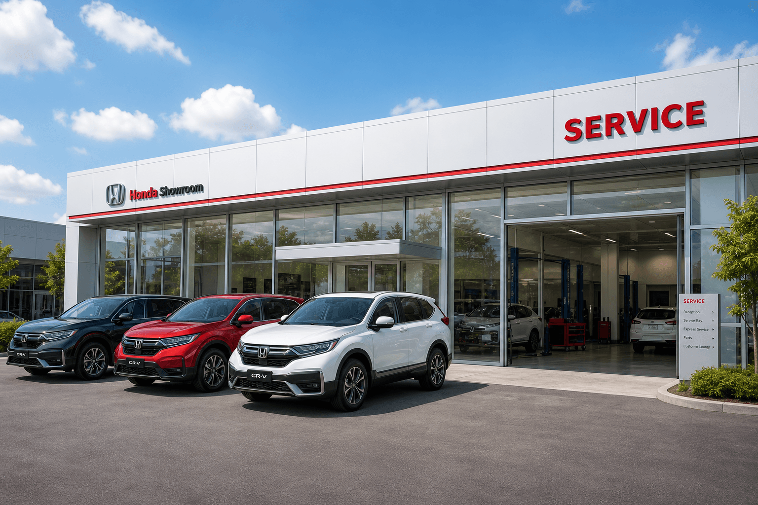 Khu dịch vụ Honda Showroom