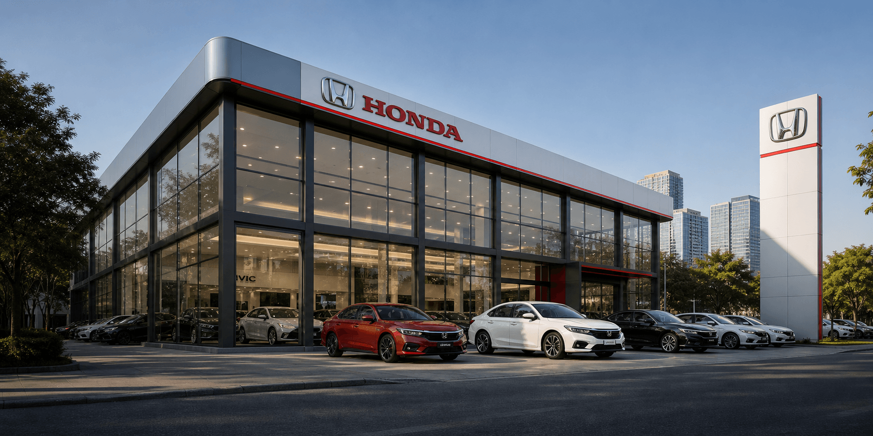 Showroom Honda hiện đại